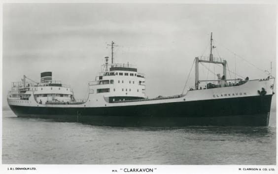 The Clarkavon under way.